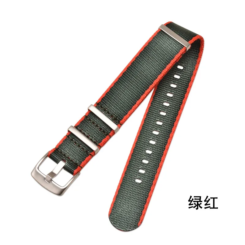Deluxe Military-Style Nylon Strap with Triple Ring Buckle