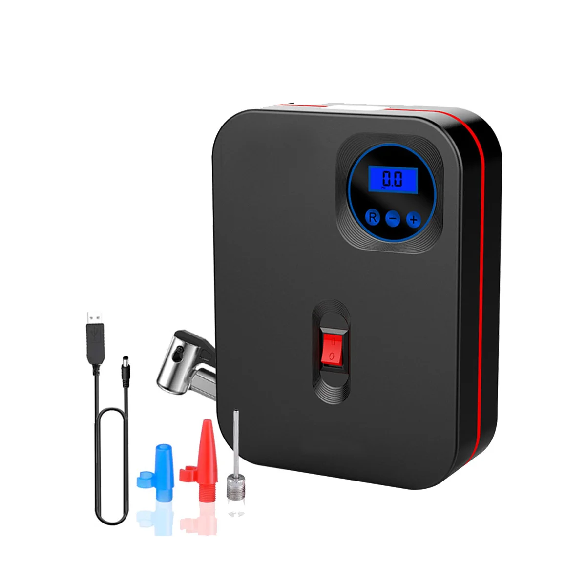 

Car Inflator Pump Tyre Inflator Pump Air Compressor Pump Car Bike Motorcycle Tyre Inflator Charging Digital