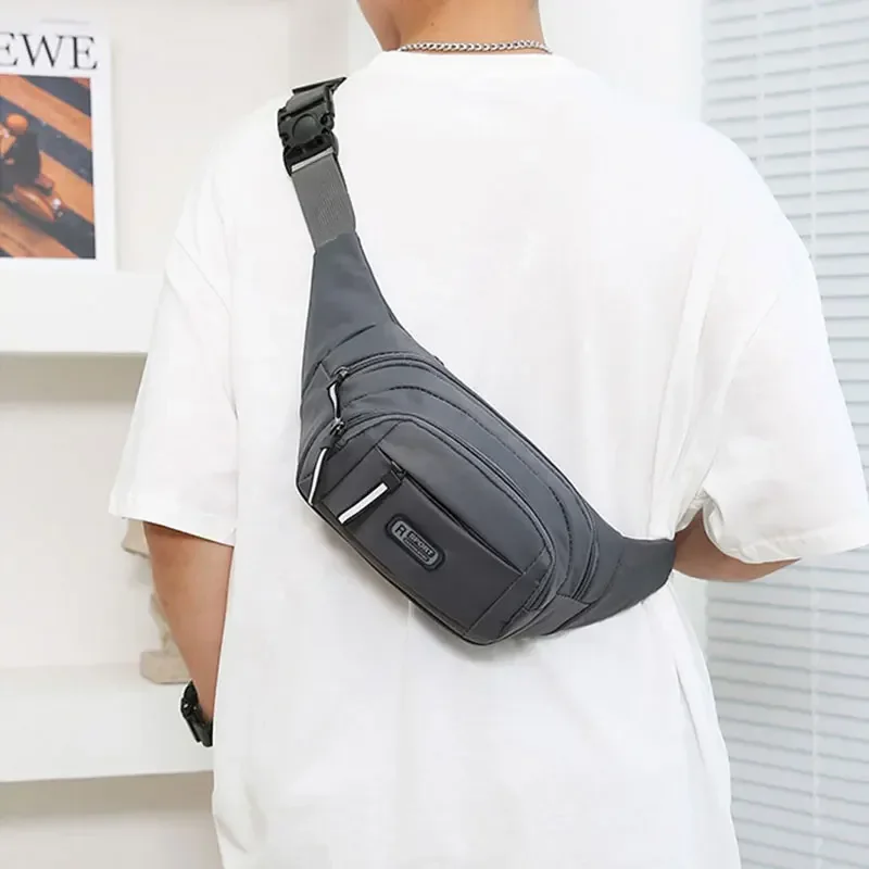 Men Canvas Fanny Waist Pack back view