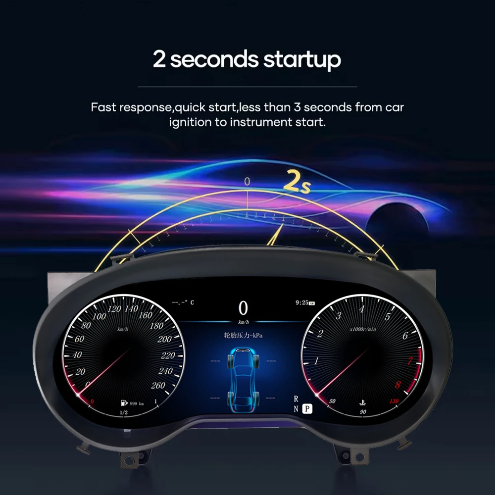 Velocímetro Virtual, Panel de Instrumentos Digital LCD para Mercedes Benz Clase E W212, Años 2010-2015, NTG 4.0 4.5 5.0, Panel de Instrumentos Automático 5