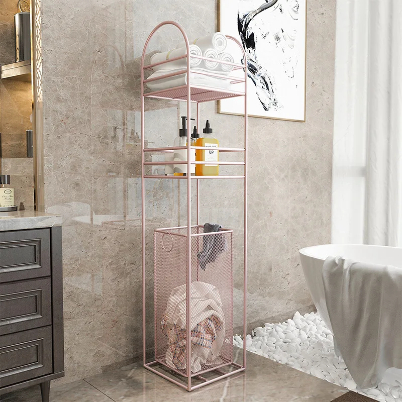 

Nordic bathroom Storage shelf Coffee Table Stroller Flower Stand Living Room Mobile Sofa Side Tables Dining Cart