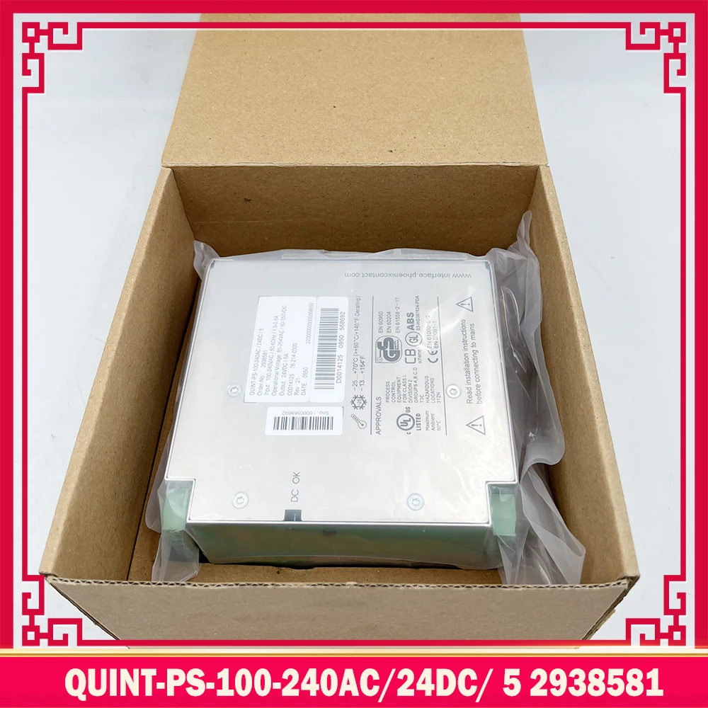 

Блок питания для Phoenix unit - QUINT-PS-100-240AC/24DC/ 5 2938581
