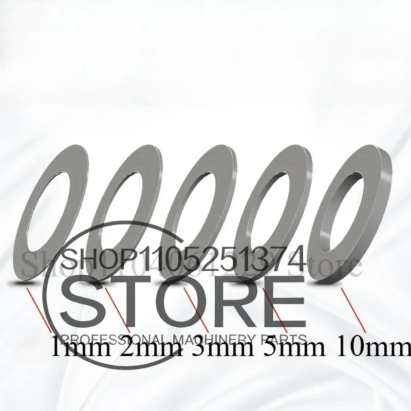 25개 50mm-30mm 굴삭기 가스켓 내마모성 두꺼운 지게차 강판 원형 가스켓 훅 버킷 핀 스틸 패드