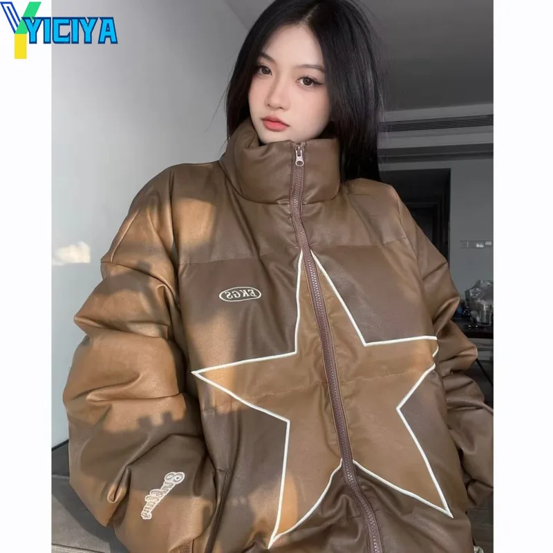 Рисунок 3 - Кожаная куртка YICIYA черная зимняя