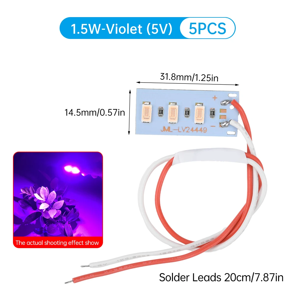 ตัวเลือกสินค้า LED 5730 5 ดวง สว่างสดใส หลากสี สไตล์มินิมอล