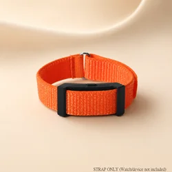Premium 20mm Soft Nylon Adjustable Sport Strap for Wrist or Ankle - Unisex Fitness Band (Orange)