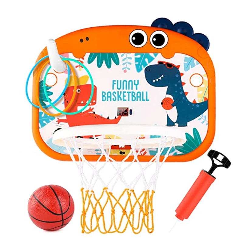 

Electronic Scorer Basketball Hoop,Mini Basketball Hoop Indoor With Balls And Inflator For Indoor Outdoor Door Wall Use
