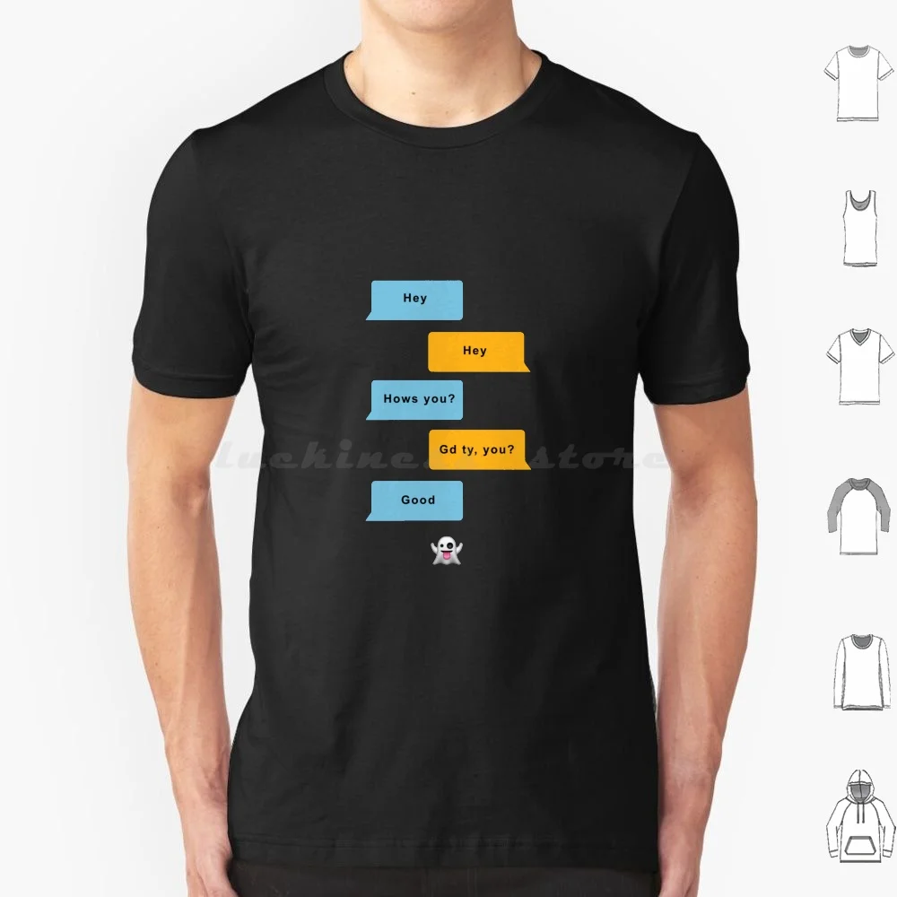 Non Essere Ghosted! T Shirt Big Size 100% Cotone Grindr Pride Hey Bello Incontri App Incontri Sexy Bisessuale Scruff Twink