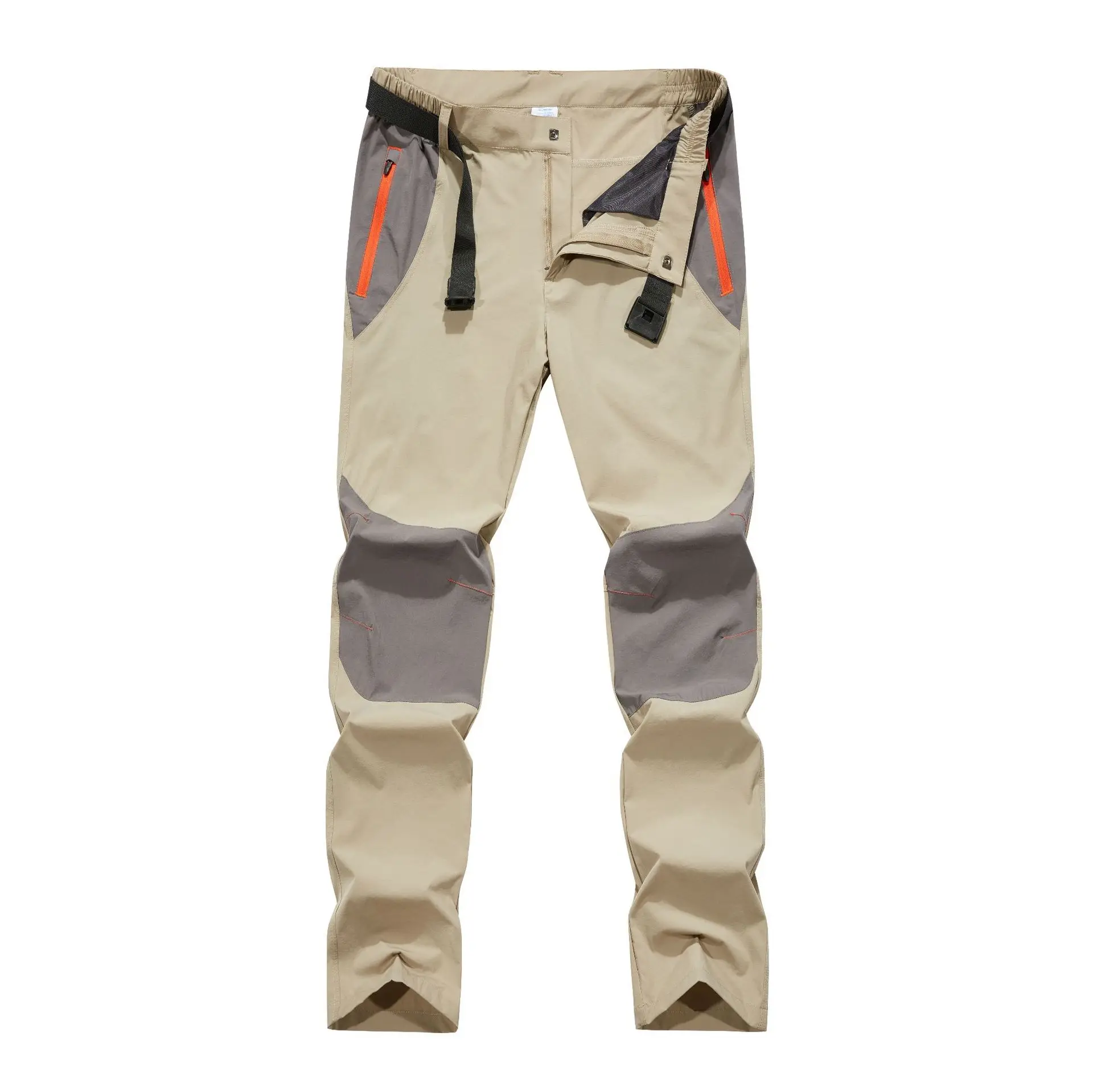 Mens Quick-dry Summer Hiking Climbing Pants -stretch Lightweight Trekking Trousers With Color Block Design Tactical Size 4XL 5XL 4
