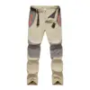 Mens Quick-dry Summer Hiking Climbing Pants -stretch Lightweight Trekking Trousers With Color Block Design Tactical Size 4XL 5XL 4