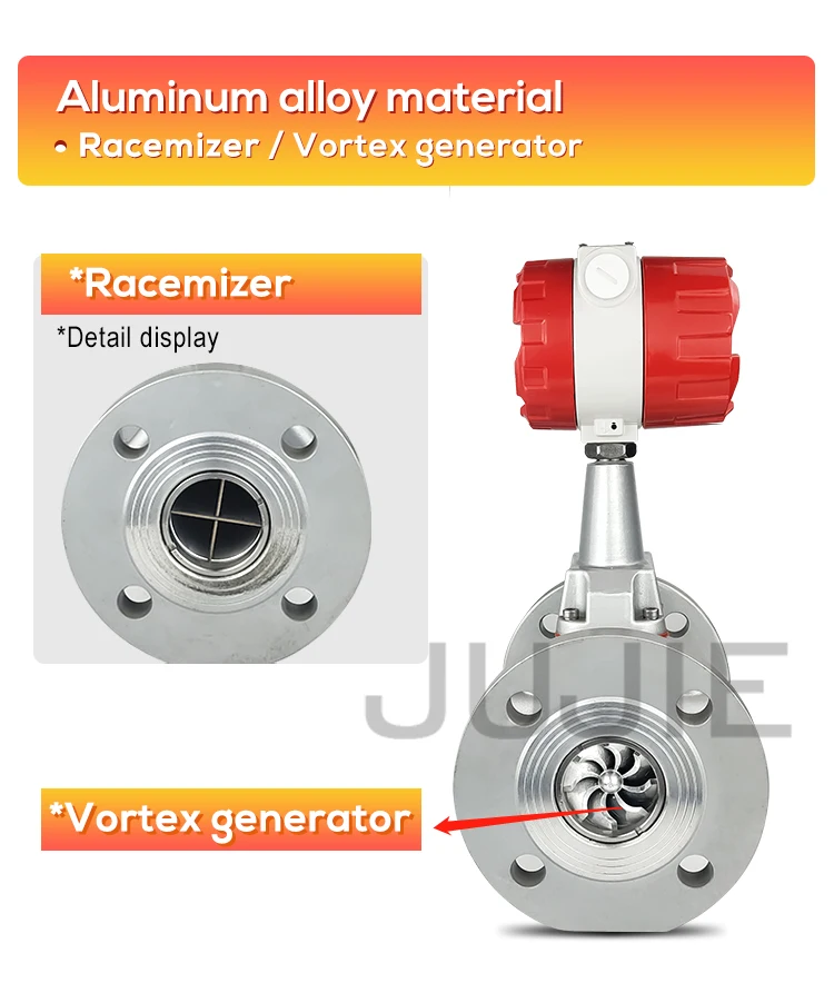 High Quality 2 Inch DN50 Smart Digital Vortex Precession Flow Meter Gas Air Natu