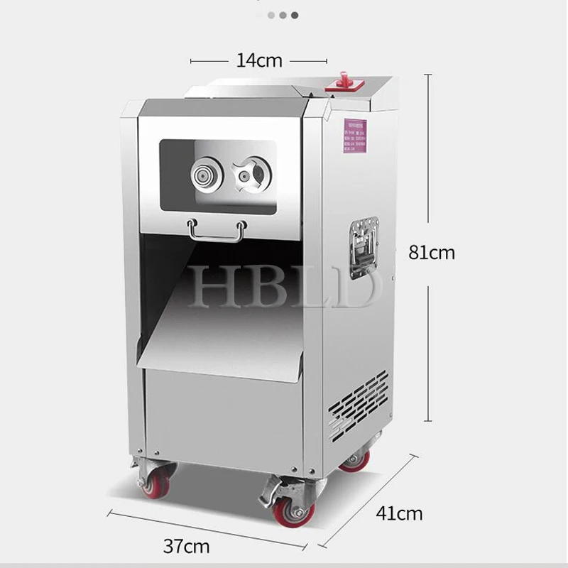 Electric Meat Cutter Stainless Steel Commercial Beef Pork Chicken Dicer 2
