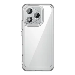 Stylish Translucent Soft Edge Shockproof Phone Case with Acrylic Protection for Honor 100 (Clear)
