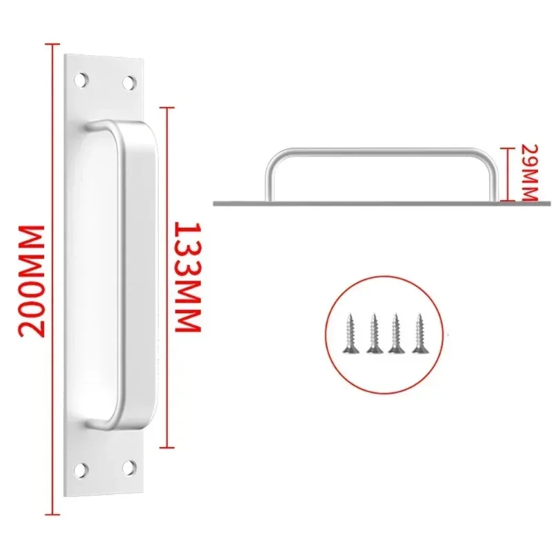 1pc Door Handle Aluminum Alloy Window Cabinet Balcony Sliding Door Pull Furniture Hardware