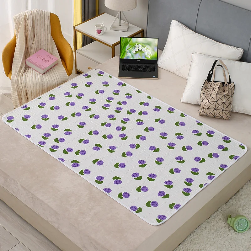 Baby Diaper Pad Waterproof Washable Mattress Urine Mat for Toddlers Cute Cartoon Bedding Urine Cushion Anti-Slip Pads 50*70CM