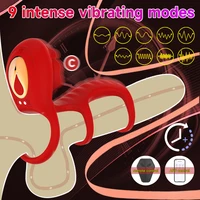 App Fernbedienung vibrierende Penis Ring Penis Ärmel Rose Klitoris Stimulator Verzögerung Penis Ringe Vibrator Sexspielzeug für Männer Paare 3
