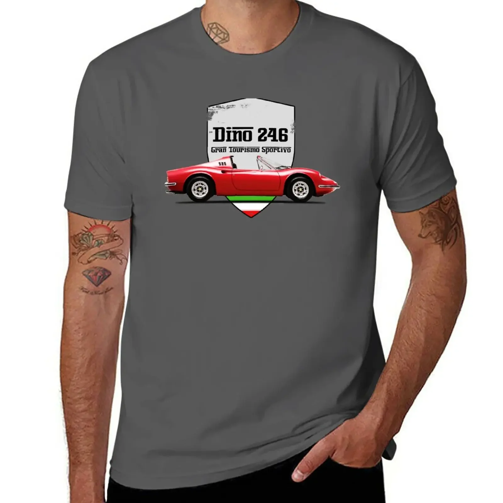

The Dino 246 GTS T-Shirt new edition boys whites Short sleeve tee Short sleeve tee men