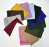 Fashion Muslim Chiffon Hijab Scarf Women Long Solid Color Head Wrap For Women Hijabs Scarves Ladies Muslim Veil Jersey Hijabs