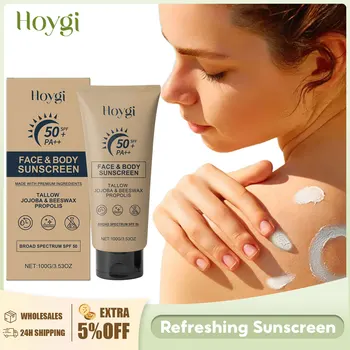 Crema solare per viso e corpo Spf 50+ Protezione UV Blocco solare Isolamento Antiossidante Crema solare idratante impermeabile per la pelle 1