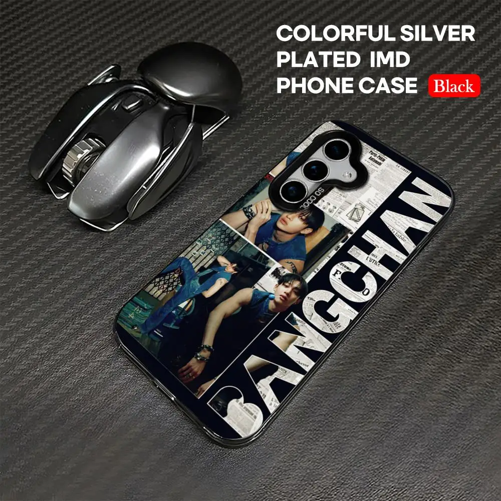 Vibrant Silver IMD Phone Case with Korean Singer Design
