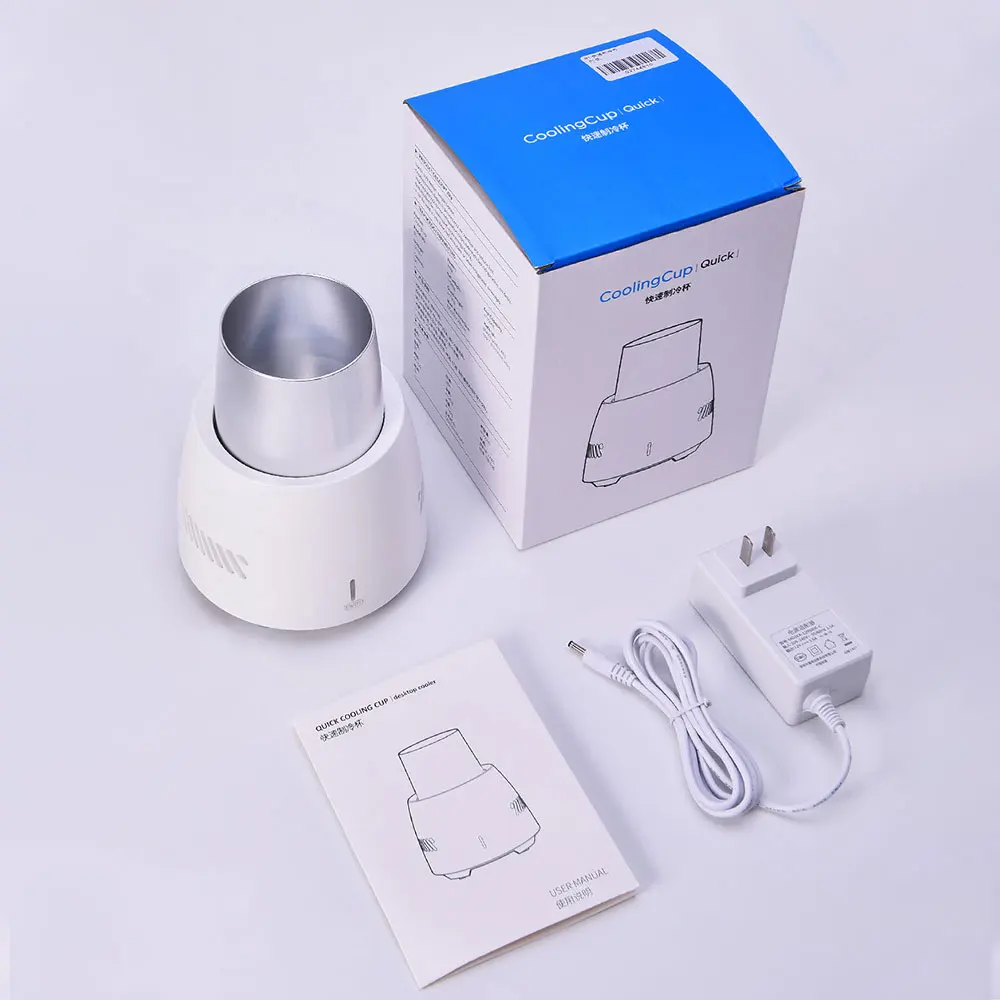Small Desktop Freezer Beverage Fast Cooler Cup Electric Beer Bottle Quick Cup Can Water Soda Drinks Cooling Cooler