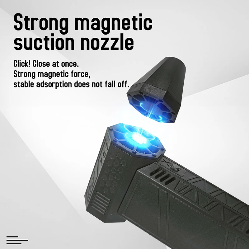 Portable Air Blower Turbo Jet Fan 130000RPM Handheld Duct Fan High-Performance Cyclone Turbo Electric Mini PC Air Duster Blower 3