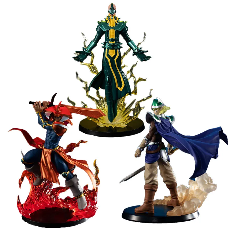 

Оригинальный MegaHouse MC Yu-Gi-Oh! Экшн-фигурка из ПВХ для поединка монстров Jinzo кельтский Хранитель пламя меч аниме-фигурка игрушки кукла подарок