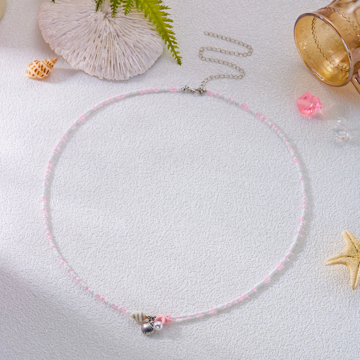 Neue Böhmische Strand Stil Muschel Seestern Taille Kette für Frauen Kristall Reis Perlen Körper Schmuck Gürtel Sexy Sommer Schmuck Geschenk – Detail 17
