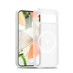 Premium Protective Phone Case with Wireless Charging Compatibility for Google Pixel 11 (Beige)