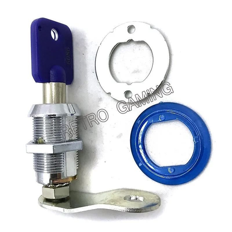 1Pcs Lock & 2 Pcs Chiave 23Mm / 28Mm / 32 Millimetri Cam Lock Per Arcade Flipper Giochi Di Macchine Stol Macchina Del Cassetto Del Governo Della Monet