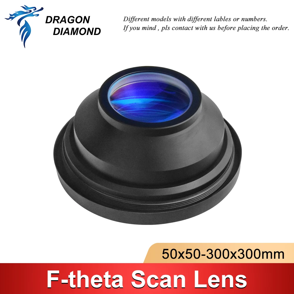 F-theta Field Scan Lens 1064nm 70x70-300x300mm F100-420mm