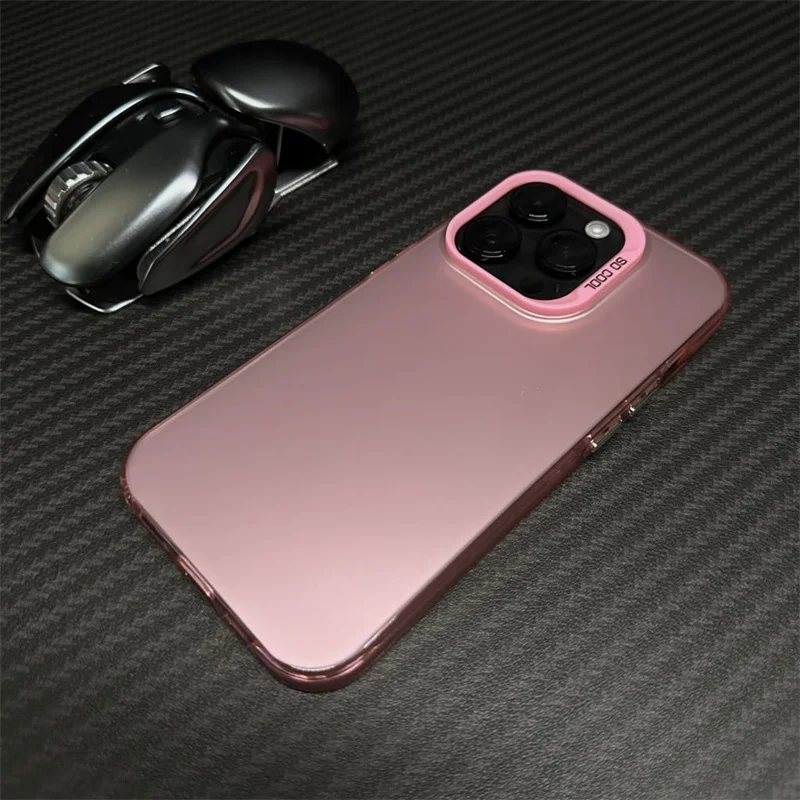 Laser Metallic Aurora Matte Clear Case For iPhone 11 12 13 14 15 Plus Pro Max XR XS X Hard Shockproof Bumper Cover Gift_voghion.com