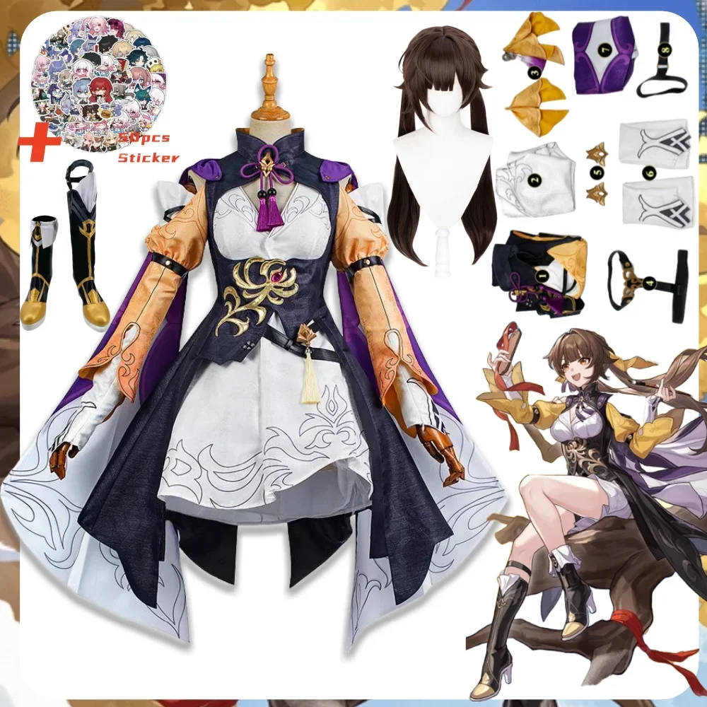 

Game Honkai Star Rail Sushang Cosplay Costume Su Shang Cos Wig Li Sushang Sets