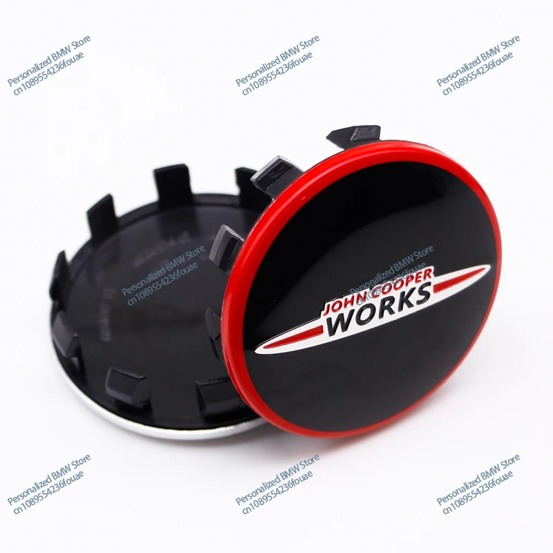 Wheel Center Hub Cap 4PCS 56mm JCW John Cooper Works Car Wheel Center Hub Cap For Mini Coopers Clubman R56 R52 F55 F56 R60