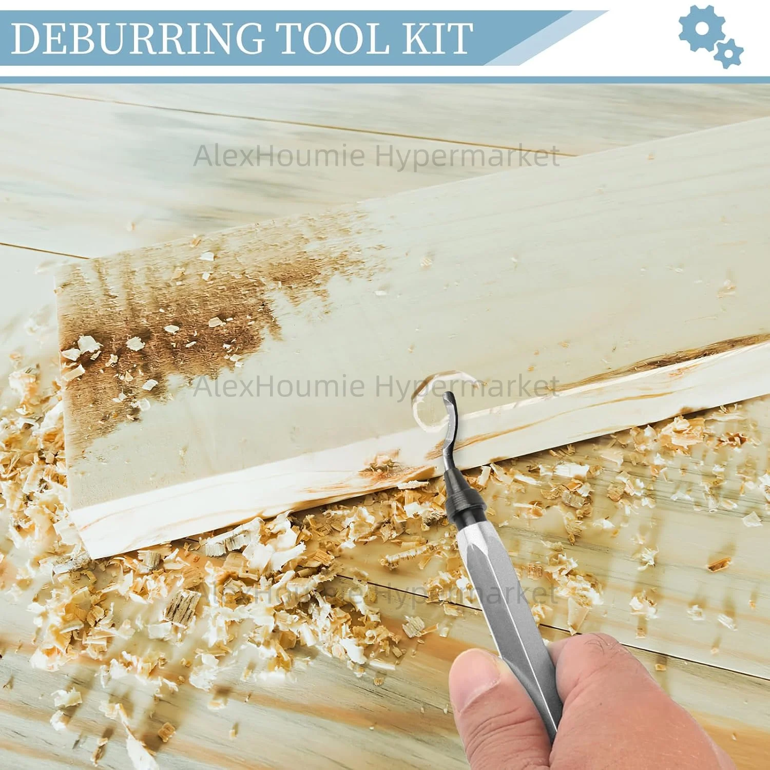 Deburring Remover Deburring Remover Cutting Tool RB1000 Metal Handle BS1010 Rotary Deburr Blade Replacement Resin PVC Plastic 3D Printing