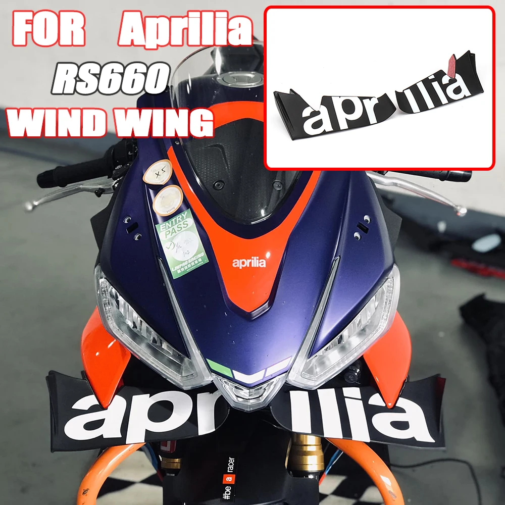오토바이 공기역학 윙 키트 스포일러 액세서리, Aprilia RS660 RS 660 rs660 용, 윙렛, 5 가지 색상, 신제품