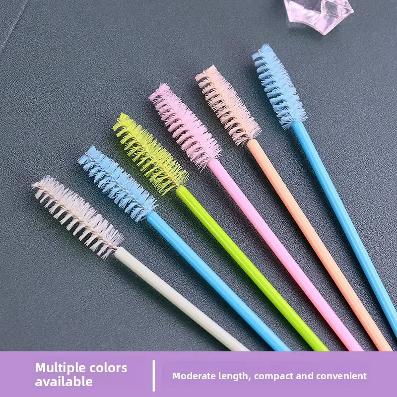 50Pcs Eyelash Brushes Makeup Brushes Disposable Mascara Wands Applicator Spoolers Eye Lashes Cosmetic Brush Lash Extension Tool 6