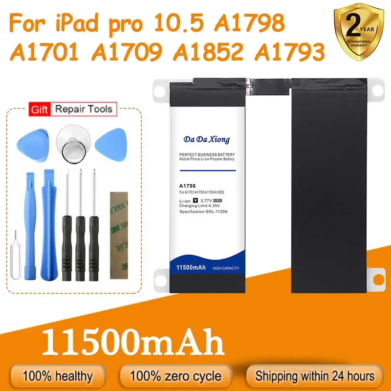 

New 11500mAh Bateria For iPad pro 10.5 A1798 A1701 A1709 A1852 A1793 Send Accompanying Tool