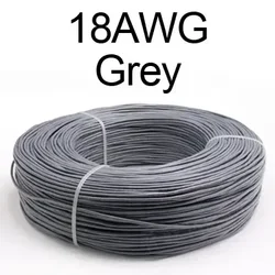 Premium Shielded Copper Control Cable - Multi - Core Audio Signal Wire - 4 cores (18AWG Grey)