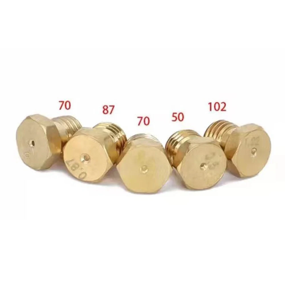 Nozzles For LPG Gas Jet Set Burner Gas Hob For LPG Conversion Kit Nozzles Propane Injector 0.5/0.7/0.7/0.87/1.02mm 5 Pcs gas stove accessories,cookware accessories