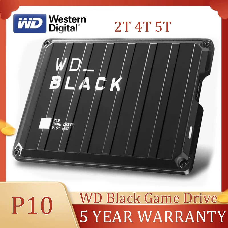 Western Digital WD Black P10 Game Drive 5TB 4T 2T External Mobile