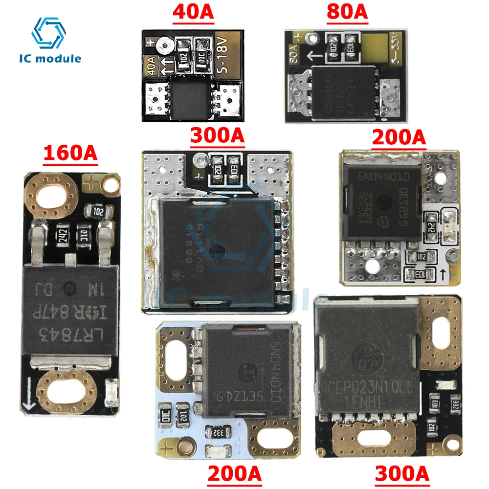 MOS Trigger Switch Driver Module 40A 80A 160A 200A 300A High Power Field Effect Tube Regulation Electronic Switch Control Board