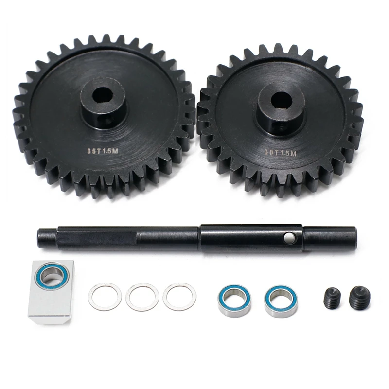 

CNC 45 HD Steel 1.5Mod 30T 35T Pinion Gear Spur Gear Set For 1/5 Traxxas X-Maxx XMAXX RC Car Upgrade Parts Spare Parts