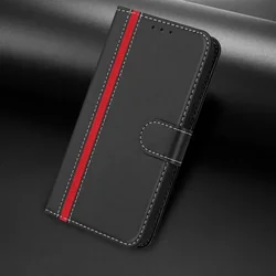 Leather Wallet Flip Case - Premium Phone Cover with Card Slots and Magnetic Closure for Realme GT Neo 5 SE (Black)