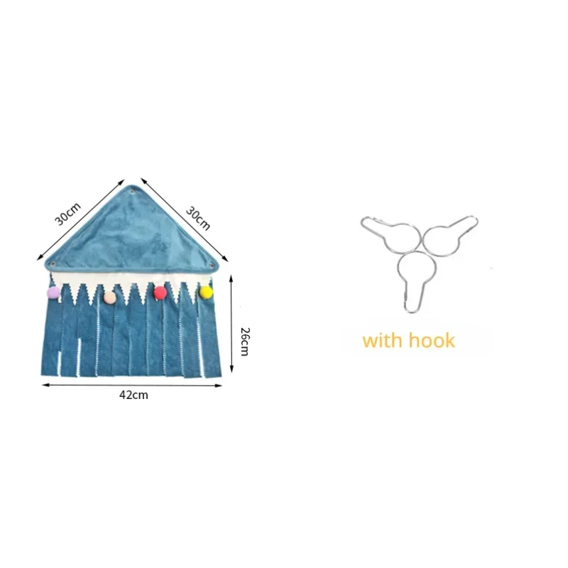Pet House Tassel Strip Pet Tent Hideout Guinea Pig Hamster Hedgehog Hammock Curtain Hanging Bed