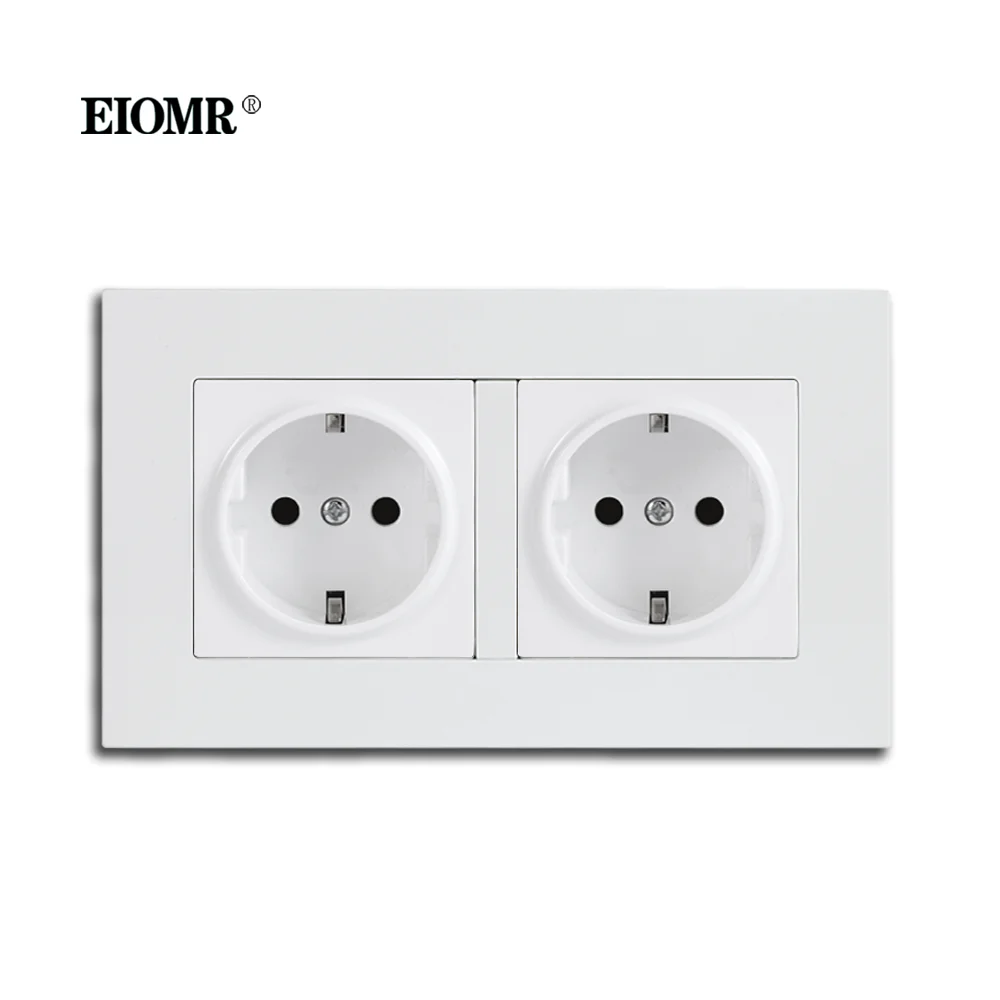 Европейская стандартная электрическая розетка EIOMR 16 А поликарбонатная