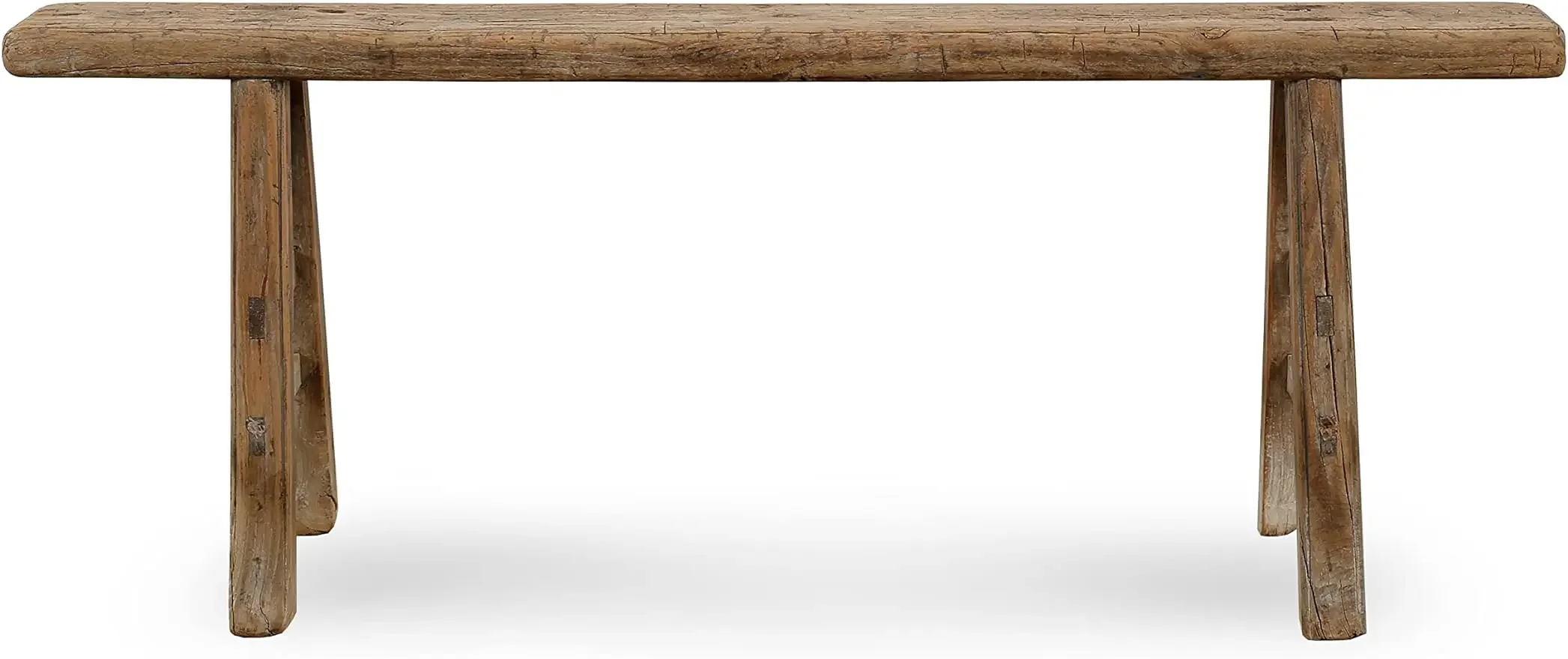 

Weathered Natural Wood Finish (Size & Color Vary) Indoor Bench