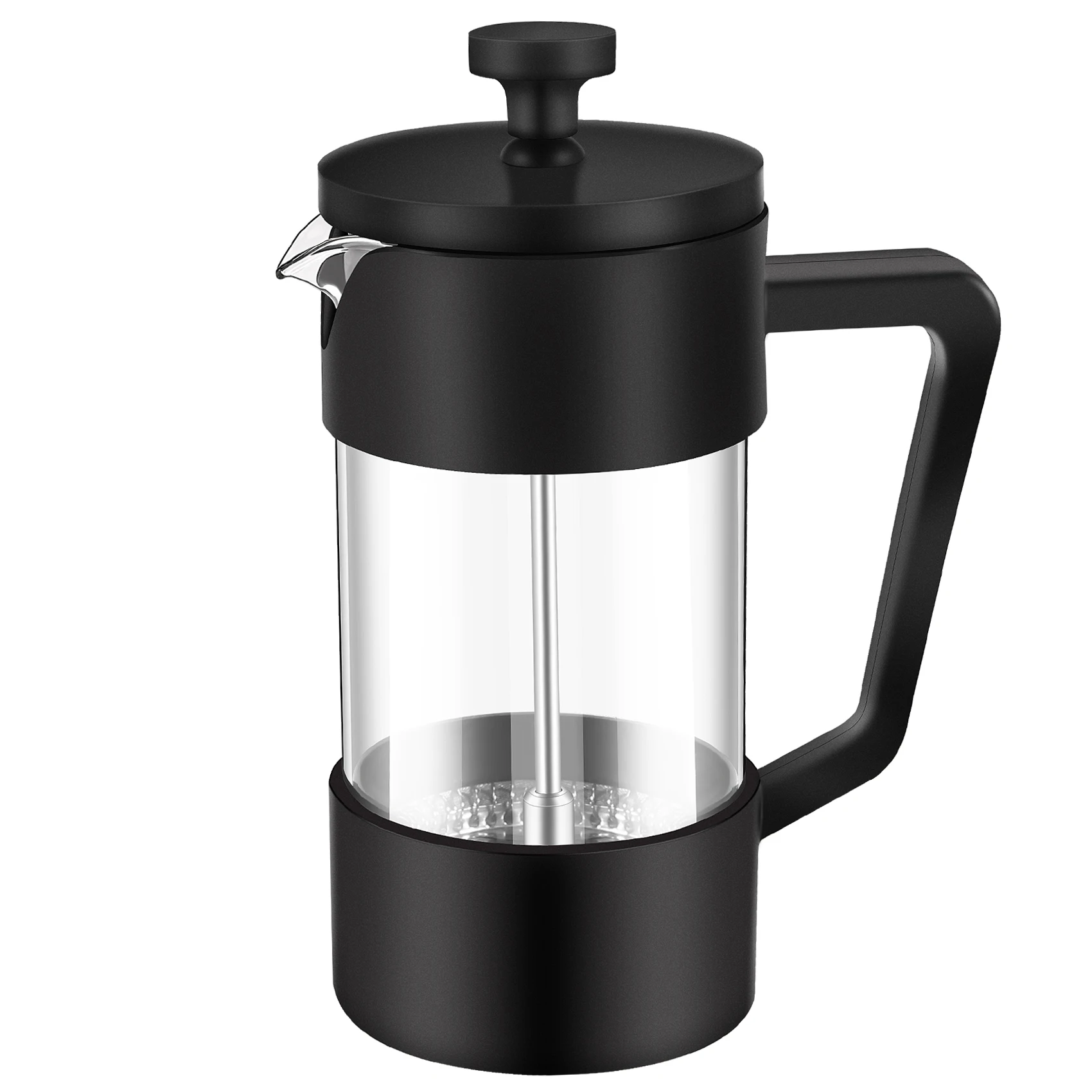 12OZ French Press Coffee/Tea Maker Stainless, Steel High Borosilicate  Plastic-free Carafe 350, 1 - Foods Co.