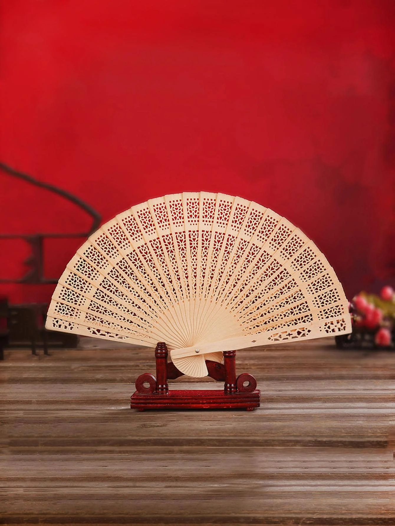 Folding Fan Hand Fan Chinese Style Vintage Hand Folding Fan Chinese Dance Party