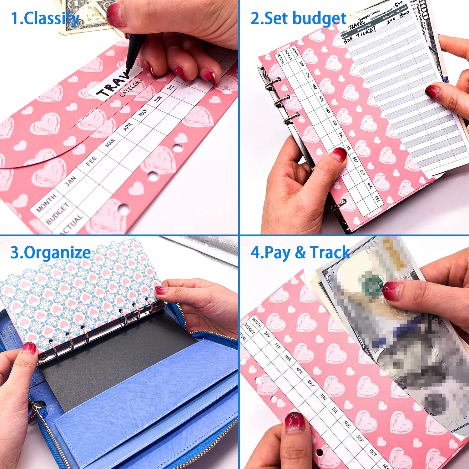 Fashion Wallet Women Purse Long Purse Coin Case Passport Bag  women Credit Card Holder Multi-functional Creative Mobile Wallets 4